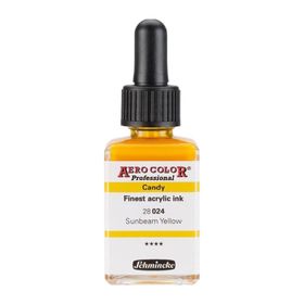 Schmincke Aero Color 024 Sunbeam Yellow 28 ml Akrilik Mürekkep