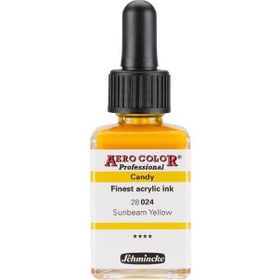 Schmincke Aero Color 024 Sunbeam Yellow 28 ml Akrilik Mürekkep