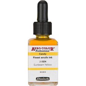 Schmincke Aero Color 024 Sunbeam Yellow 28 ml Akrilik Mürekkep