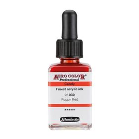 Schmincke Aero Color 030 Poppy Red 28 ml Akrilik Mürekkep