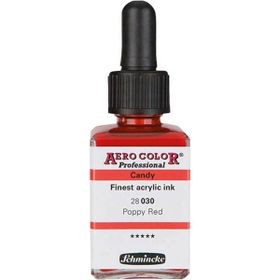 Schmincke Aero Color 030 Poppy Red 28 ml Akrilik Mürekkep