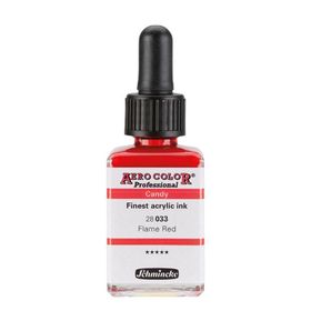 Schmincke Aero Color 033 Flame Red 28 ml Akrilik Mürekkep