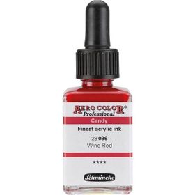 Schmincke Aero Color 036 Wine Red 28 ml Akrilik Mürekkep