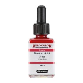Schmincke Aero Color 036 Wine Red 28 ml Akrilik Mürekkep