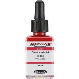 Schmincke Aero Color 036 Wine Red 28 ml Akrilik Mürekkep