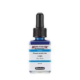 Schmincke Aero Color 041 Sky Blue 28 ml Akrilik Mürekkep