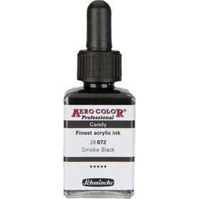 Schmincke Aero Color 072 Smoke Black 28 ml Akrilik Mürekkep