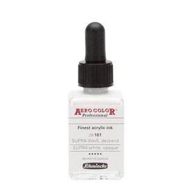 Schmincke Aero Color 101 Supra White Opaque 28 ml Akrilik Mürekkep