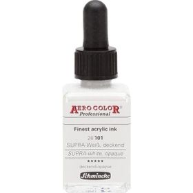 Schmincke Aero Color 101 Supra White Opaque 28 ml Akrilik Mürekkep