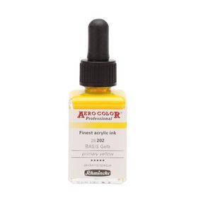 Schmincke Aero Color 202 Pimary Yellow 28 ml Akrilik Mürekkep