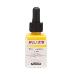 Schmincke Aero Color 202 Pimary Yellow 28 ml Akrilik Mürekkep