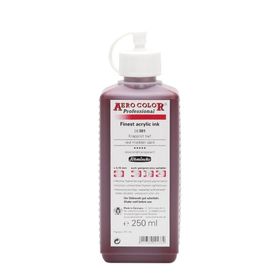 Schmincke Aero Color 301 Red Madder Dark 250 ml Akrilik Mürekkep
