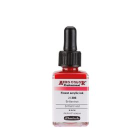 Schmincke Aero Color 306 Brilliant Red 28 ML Akrilik Mürekkep