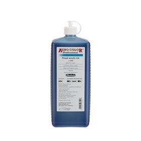 Schmincke Aero Color 405 Primary Blue Cyan 1000 ml Akrilik Mürekkep
