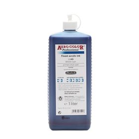 Schmincke Aero Color 405 Primary Blue Cyan 1000 ml Akrilik Mürekkep