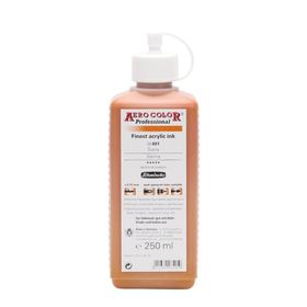 Schmincke Aero Color 601 Sienna 250 ml Akrilik Mürekkep