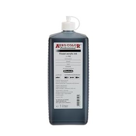 Schmincke Aero Color 702 Black 1000 ml Akrilik Mürekkep
