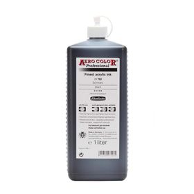 Schmincke Aero Color 702 Black 1000 ml Akrilik Mürekkep
