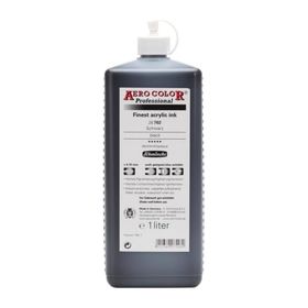 Schmincke Aero Color 702 Black 1000 ml Akrilik Mürekkep