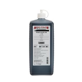 Schmincke Aero Color 702 Black 1000 ml Akrilik Mürekkep