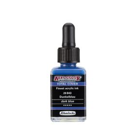 Schmincke Aero Color 843 Dark Blue 28 ml Akrilik Mürekkep