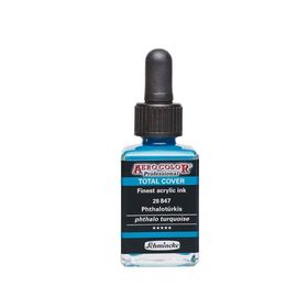 Schmincke Aero Color 847 Phthalo Turquoise 28 ml Akrilik Mürekkep