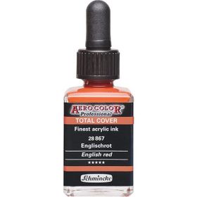 Schmincke Aero Color 867 English Red 28 ML Akrilik Mürekkep