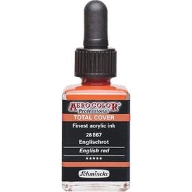 Schmincke Aero Color 867 English Red 28 ml Akrilik Mürekkep