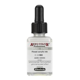 Schmincke Aero Color 900 28 ML Aero Shine Silver Akrilik Mürekkep