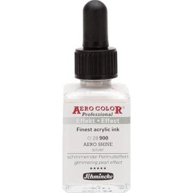 Schmincke Aero Color 900 28 ML Aero Shine Silver Akrilik Mürekkep