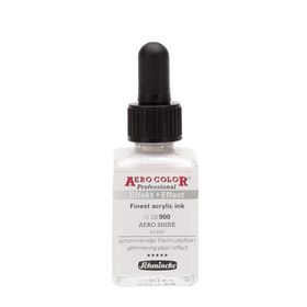 Schmincke Aero Color 900 28 ML Aero Shine Silver Akrilik Mürekkep