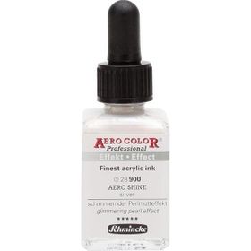 Schmincke Aero Color 900 28 ML Aero Shine Silver Akrilik Mürekkep