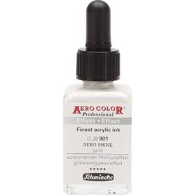 Schmincke Aero Color 901 28 ML Aero Shine Gold Akrilik Mürekkep