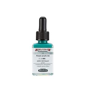 Schmincke Aero Color 905 Metallic Green 28 ML Akrilik Mürekkep