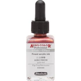 Schmincke Aero Color 910 Vision Gold Red 28 ML Akrilik Mürekkep