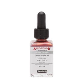 Schmincke Aero Color 910 Vision Gold Red 28 ml Akrilik Mürekkep