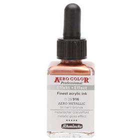 Schmincke Aero Color 916 28 ml Brillant Bronze Mürekkep