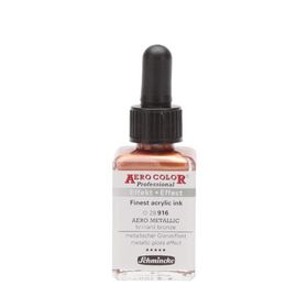 Schmincke Aero Color 916 Metallic Brilliant Bronze 28 ML Akrilik Mürekkep