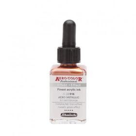 Schmincke Aero Color 916 Metallic Brilliant Bronze 28 ML Akrilik Mürekkep