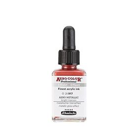 Schmincke Aero Color 917 Metallic Bright Maroon 28 ml Akrilik Mürekkep