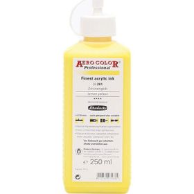 Schmincke Aero Color No:201 Lemon Yellow 250 ML Akrilik Mürekkep