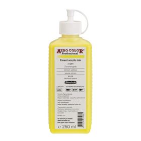 Schmincke Aero Color No:201 Lemon Yellow 250 ml Akrilik Mürekkep