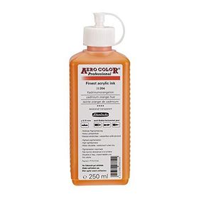 Schmincke Aero Color No:204 Cadmium Orange Hue 250 ml Akrilik Mürekkep