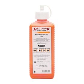 Schmincke Aero Color No:204 Cadmium Orange Hue 250 ml Akrilik Mürekkep