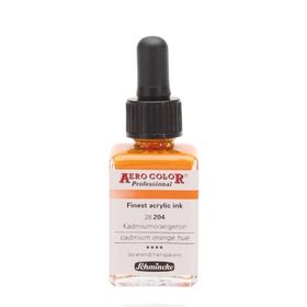 Schmincke Aero Color No:204 Cadmium Orange Hue 28 ml Akrilik Mürekkep