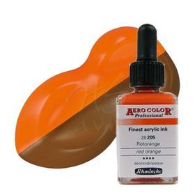 Schmincke Aero Color No:205 Red Orange 28 ml Akrilik Mürekkep