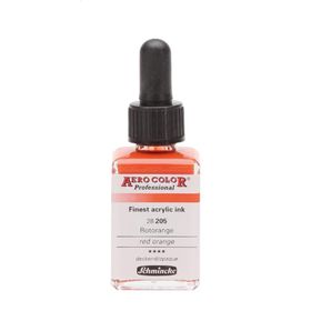 Schmincke Aero Color No:205 Red Orange 28 ml Akrilik Mürekkep