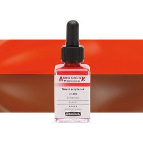 Schmincke Aero Color No:300 Scarlet 28 ml Akrilik Mürekkep