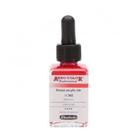 Schmincke Aero Color No:302 Carmine 28 ml Akrilik Mürekkep