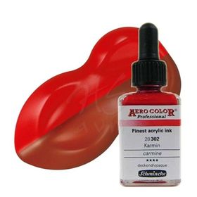 Schmincke Aero Color No:302 Carmine 28 ml Akrilik Mürekkep